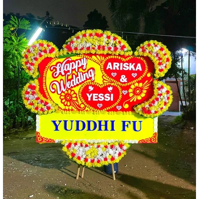 Bunga papan Pernikahan - Tokoflorist